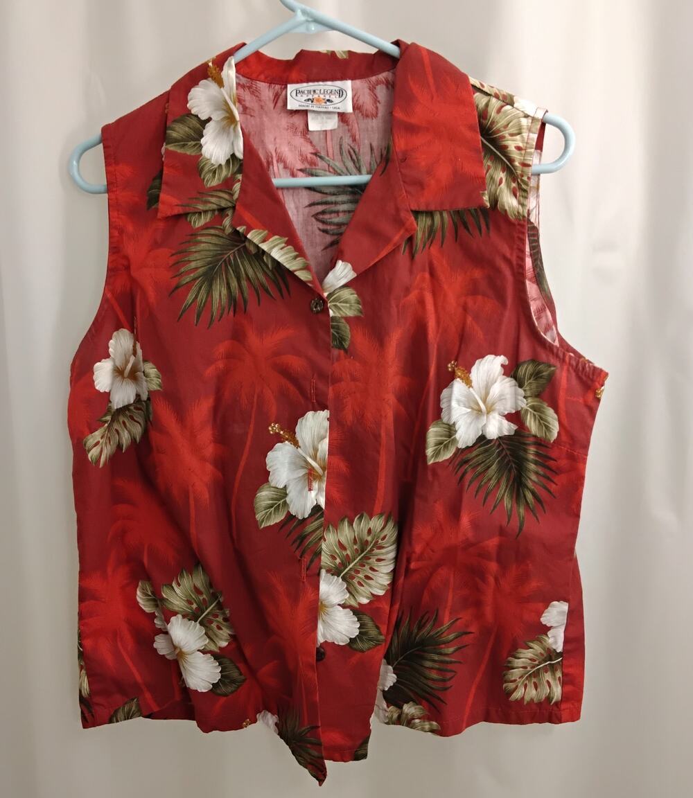 Pacific Legend Womens Sleeveless Top, size XL